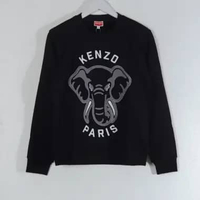 Sweater KENZO PARIS ELEPHANT BLACK SWEATSHIRT 100% ORIGINAL Size XS