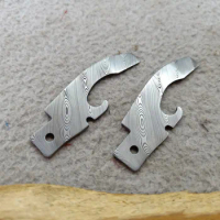 1 Piece Custom Made Swedish Power Steel Damascus Replacement Bottle Opener for 91mm Swiss Army Knife
