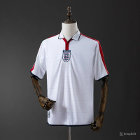 Áo Bóng Đá Retro Tuyển Anh 2004 - Sân Nhà bản cao cấp vải Cotton Polyester