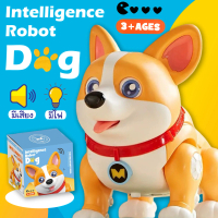 Faygo Moco Space travel คอร์กี้ น่ารักมาก หุ่นยนต์หมาชาญฉลาด หัวขยับ เดินได้ มีไฟ  มีเสียง Robot Dog