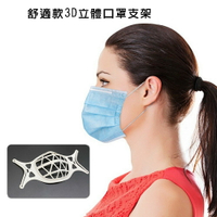 【100入】SK01矽膠舒適款立體3D透氣口罩支架