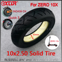 10x2.50 solid tire tubeless for Quick 3 ZERO 10X Inokim OX Folding Electric Scooter 10-inch Mini Motorrad Razor