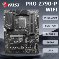 MSI PRO Z790-P WIFI motherboard CPU supports Support Intel Core14th/ 13th/ 12th Gen Processors, using INTEL Z790, 4x DDR5, 256GB