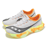 【SAUCONY 索康尼】競速跑鞋 Endorphin Pro 4 男鞋 灰 橘 輕量 碳板 回彈 路跑 運動鞋 索康尼(S2093930)