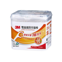 3M 雙線細滑牙線棒 156支（橙色盒）