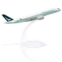 Model Pesawat Logam Diecast, Airbus A350 Cathay Pacific Airways, Skala 1/400, dengan Pendirian, Mode