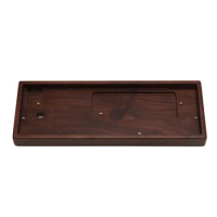 GH60 Wood Wooden keyboard Case For 60% 61 64 Mechanical Keyboard Wooting60 with Wood Wrist High Quality