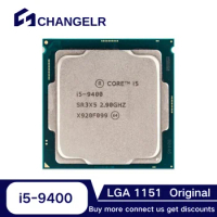 Processor Core i5-9400 SR3X5 6Cores 6Threads LGA1151 CPU 14nm 4.1GHz 9Mb L3 Desktop i5 9400 LGA1151
