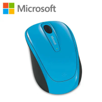 【Microsoft 微軟】無線行動滑鼠3500 藍 (GMF-00275)