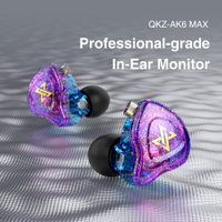 楓林宜居 QKZ AK6 MAX入耳式動圈耳機 HiFi音質重低音線控有線耳機批發新款