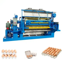 YG4000 Pcs Waste Paper Recycle Used Egg Tray Machine Automatic Paper Pulp Egg Tray Production Line Small Machine Making Egg Tray
