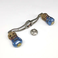 DIY Titanium alloy Handle Knob Replacement Metal Baitcasting Fishing Reel Handle Knob