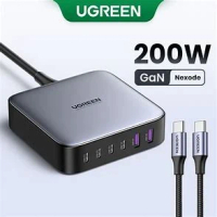 UGREEN CM271 6 連接埠 2A4C 200W GAN 快速充電器 (UG-CD271-40915)
