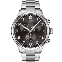【TISSOT 天梭 官方授權】福利品 Chrono XL 韻馳系列都會計時腕錶-45mm 畢業 禮物(T1166171105701)