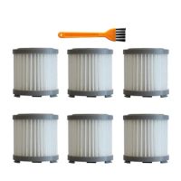 6Pcs HEPA Filter For Xiaomi JIMMY JV51 JV71 CJ53 C53T CP31 Handheld Cordless Vacuum Cleaner Replace Parts