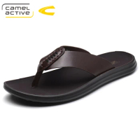 Camel Active New Arrival Summer Men Flip Flops High Quality Beach Sandals Non-slip Male Slippers Zapatos Hombre Casual Shoes Men