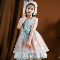 Next win洛麗塔女童連衣裙洋氣2022洛麗lolita公主裙兒童洋裝裙子