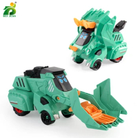 Children Dinosaur Car Deformed Diecast Model Kid Tyrannosaurus Dinotrux Monster Vehicles Educational Cars Toy for Boy