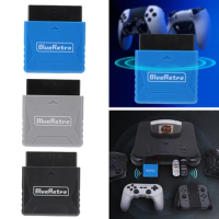 Wireless Game Controllers Adapter for PS2/PS1 Game Console Wireless Controller Adapter for 8bitdo PS4 PS5 Xbox One S Wii Switch