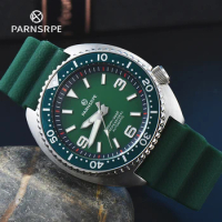 PARNSRPE Diver Men's Automatic mechanical watch Watch green Dial Sapphire Glass Japan NH35 Movement