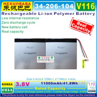 [V116] 3.8V 11000mAh 34206104 Battery for Laptop JUMPER EZbook 2 Ezbook2 HW-35100220