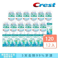 【Crest】極致鑽白牙膏 110g x12入 (鑽感薄荷)