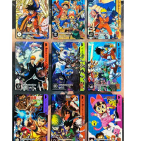 9pcs/set Jump 50th Anniversary Weekly Shonen Dragon Ball Z One Piece No.1 Hobby Collectibles Game Anime Collection Cards