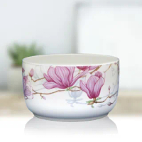 韓國陶瓷微波碗1000ml(木棉花)