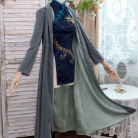 illusional kisaki from Blue Archive kisaki Cosplay Costume cheongsam dress female Game suit can custom size