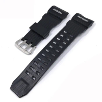 PU Silicone Rubber Watch Band Strap For Casio G Shock GWG-1000GB watchband Replacement Black Waterproof belt watch Accessories