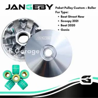 PULLEY CUSTOM JANGEBY SET ROLLER JANGEBY BEAT DELUXE SCOOPY K2F BEAT STREET NEW 15G RATA