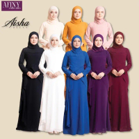 DRESS AISHA SAIZ DEWASA XS - 4XL