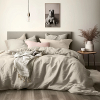 MOONSTROLL 月行寢居 單人 120×200 床包 素色床包 格子床包 床單 床罩(單人床包 單人加大床包)
