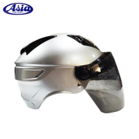 ASIA A-613螺絲款_半罩式安全帽 銀