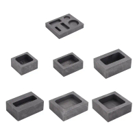 uihe Graphite Ingot Mould Crucible Mould for Casting Gold Silver Metal Aluminum Copper Brass Melting