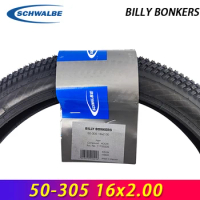 SCHWALBE 16" inch BILLY BONKERS 50-305 16x2.00 Black Wired Tire for Bike Pumptrack DirtJump Slopestyle Bicycle Tyre Cycling Part