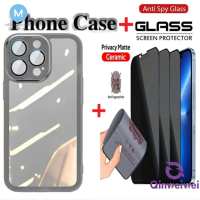 เคสโทรศัพท์ 2in1 ดีไซน์ 1 ชิ้น พร้อมกระจกนิรภัยเซรามิกด้าน ป้องกันสายลับ เข้ากันได้กับ Redmi Note A5