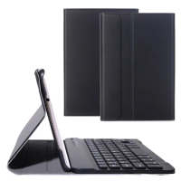 30pcs/lot For MediaPad M6 10.8 2 in 1 Detachable Wireless Bluetooth Keyboard Leather Case For Huawei MediaPad T3 10.0 M5 8.4