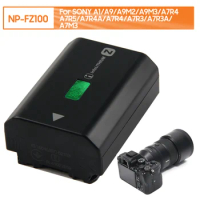 Replacement Camera Battery NP-FZ100 For SONY A1 A9 A9M2 A9M3 A7R4 A7R5 A7R4A A7R4 A7R3 A7R3A A7M3 A7M4 Mirrorless Camera 2280mAh
