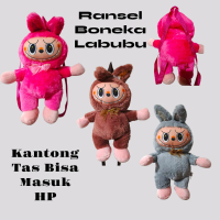 Tas Ransel Boneka Lotso Labubu Full Body Gendong Lucu - Karakter Lotso dan Labubu - Wanita Perempuan