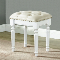 9WQP美式梳妝凳實木梳妝台凳子椅子 簡約歐式臥室床尾凳化妝凳 全館免運