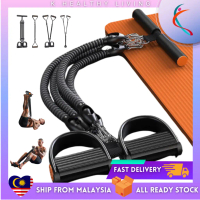 Metal Pedal Rope Tube Resistance band Effective Easy Use Home Sit Up Abdominal Workout Fitness Exerc