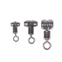 10pcs memancing swivels 3-Way penyambung memancing tembaga memancing air masin Rolling Bearing Swive