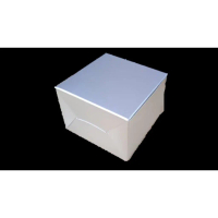 Quality Silver Box 4x4x3 (A2) Stationery