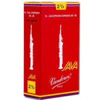 Original Vandoren JAVA Red box Bb Soprano Saxophone Reed 2.0/2.5/3.0/3.5【10 reeds/box】