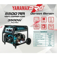 YAMAMAX PRO Genset - Generator Set Bensin TIPE 1200+STAND MERAH, 2500RX, 3300RR, 5500RR, 8800RR
