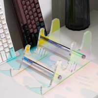 Keyboard Display Stand Transparent Acrylic Keyboard Stand For Computer Mechanical Keyboard Holder Layer Rack Keyboard Tray