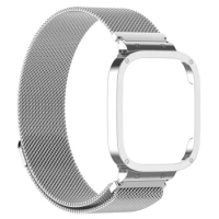 Milanese Loop Strap For Xiaomi Mi Watch 4/3 strap belt Metal Belt Magnetic Correa Bracelet+Case Redmi watch 3 active Band Strap