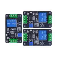 Relay Module Timer Delay Self Locking Trigger Relay Board On Off Time Switch Compatible with 555 DC 5V/12V/24V
