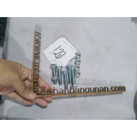 mur baut putih m 8 x 20 mm hexagonal kunci 12 m 8 x 2 cm